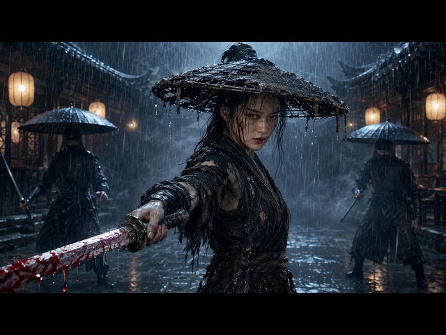 暴雨封山敵軍圍攻少女，撐傘少女從容亮劍，一身絕世劍法抵擋全部伏兵！ ⚔️#肖战 #赵露思 #武侠 #中国电视剧 #movie #精选 #精选电影