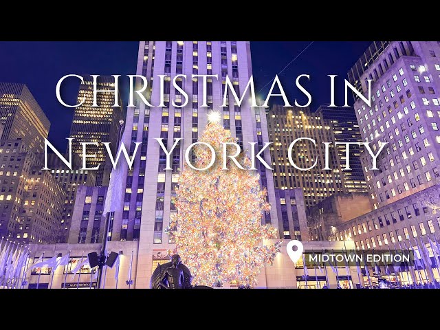 Best Christmas Trees To See In NEW YORK CITY ft. Best Photo Spots In Midtown