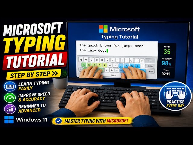 How to Type in Microsoft Word | MS Word Typing Tutorial for Beginners