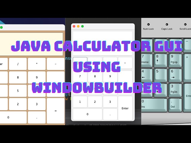 How to Create a Java Calculator GUI with WindowBuilder in 2023 | Minimal Coding Required!
