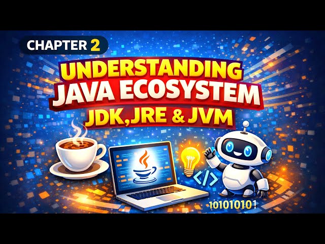 Java Ecosystem Explained: JDK, JRE & JVM (Architecture & Setup) | Java Full Course