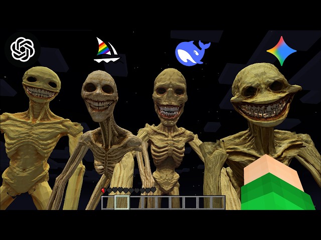 I Asked 5 AI To Create A Minecraft Horror Mod And Rank Them using Tripo AI