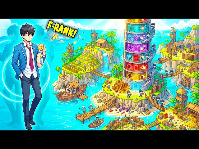 LVL.1 CLONE Cleared 100 FLOORS Of The APOCALYPSE While The Real Him Ate And Slept! - Manhwa Recap