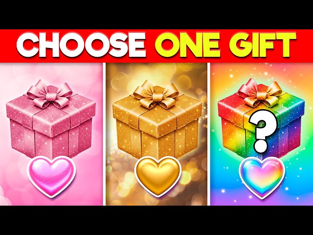 Choose Your Gift: 🩷 Pink, 💰 Gold or 🎁 Mystery Gift