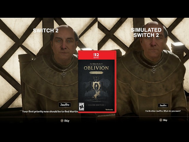 Oblivion Remastered on Switch 2: We Were WRONG (Real Frame Data)