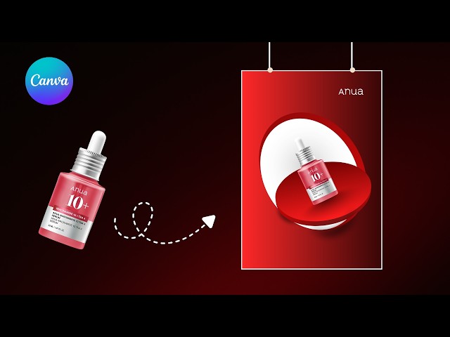 Canva Poster Design Tutorial | Create a Stunning Brand Advertisement #canva #posterdesign