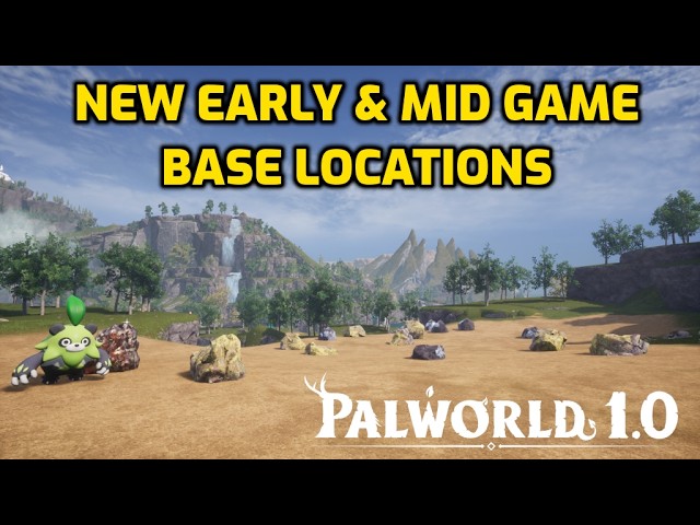 Palworld: ¡Nuevas mejores ubicaciones de base para el inicio y mediados del juego 1.0! ¡Bases de ...