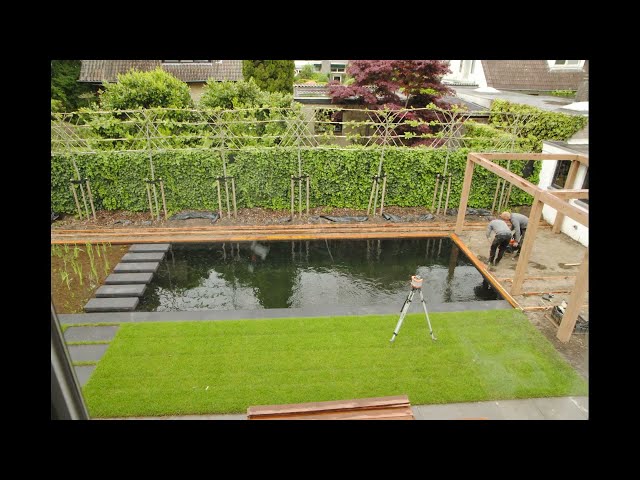 Timelapse aanleg zwemvijver - Hoveniersbedrijf Michelbrink