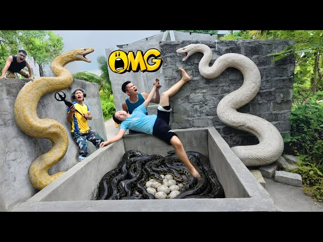 Brave Experts Use High-Tech Snake Detector to Locate Giant Python Nest to Rescue Ethnic Girl