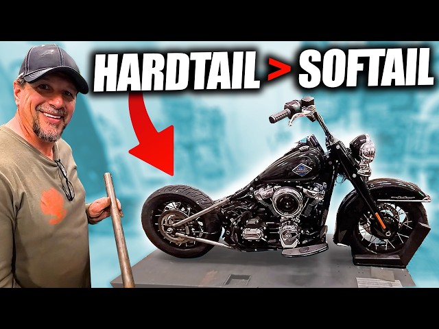 Billy Lane Harley SOFTAIL to HARDTAIL Conversion! (Born Free Pt. 3 FULL VID)