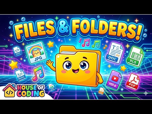 Computer Basics for Kids: Files, Folders, & Settings Explained!