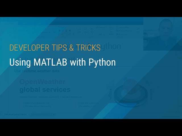 Using MATLAB with Python