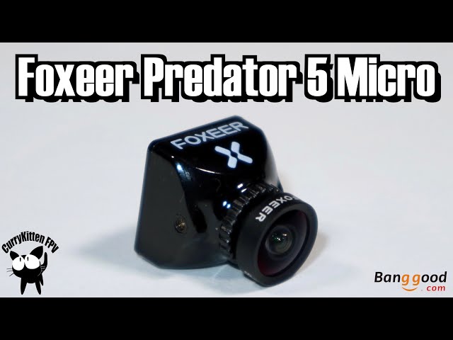 Foxeer Predator 5 Micro FPV Camera.  Supplied by Banggood