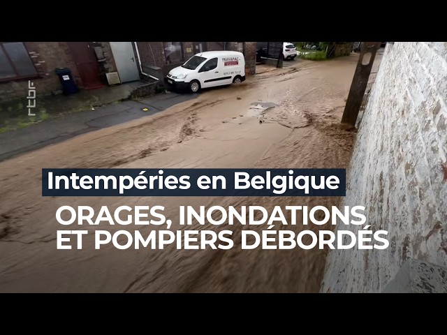 Historic storms, floods, and overwhelmed firefighters: a tense night's account - RTBF Info
