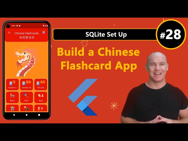 Build a Flashcard App in Flutter! #28 -SQLite Database Set Up