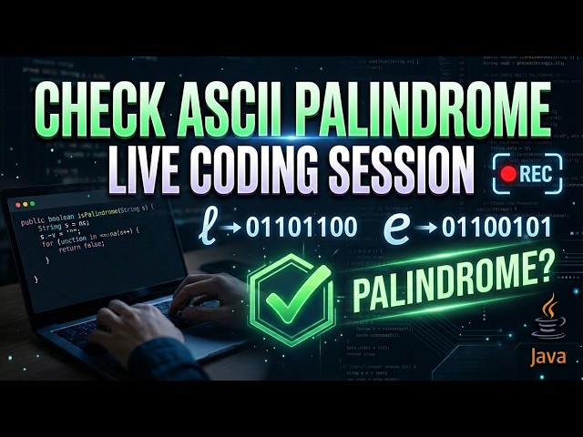 Does This Word Become a Palindrome in Binary? – LeetCode problem 4030 Check Ascii Palindromic