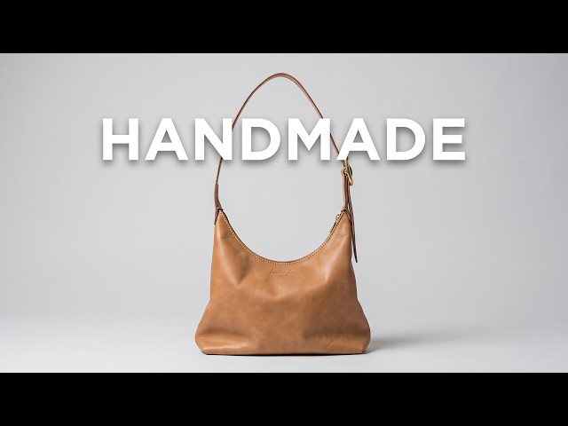 Making Luxury Handmade Hobo Bag | Free Pattern Leather Craft