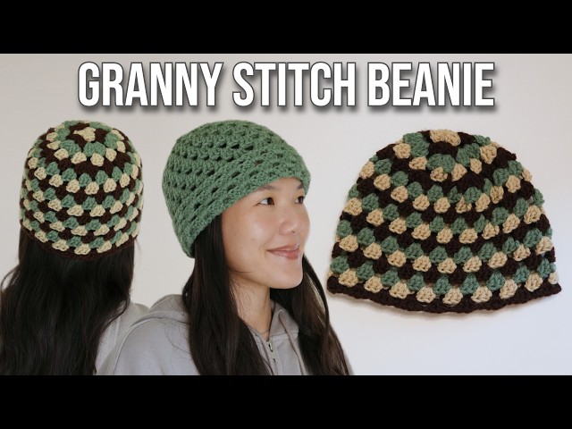 Granny Stitch Beanie Tutorial | Crochet Beanie