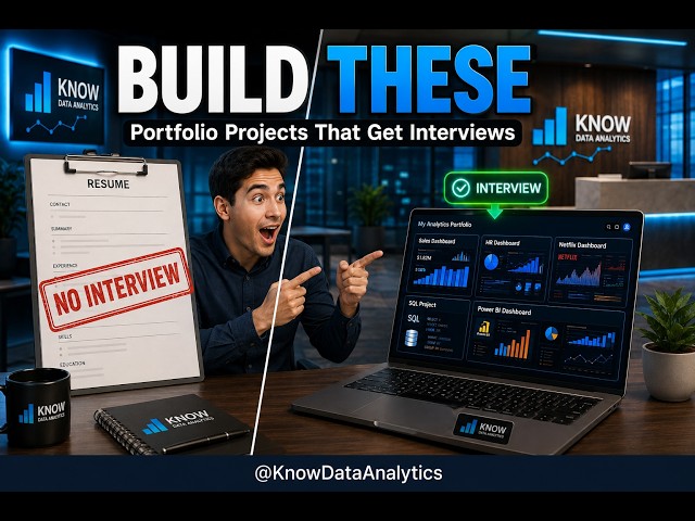 Portfolio Projects That Get Interviews for Data Analyst Jobs (Build These First)