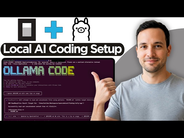 OpenCode + Ollama Tutorial - Local AI Coding Setup (2026 Step by Step Guide)