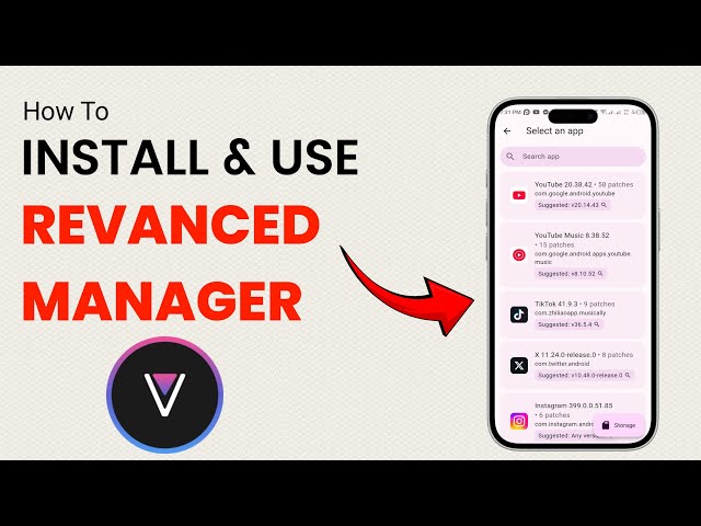 NEW! How To Download & Use Revanced Manager App To Patch | Patch Android Apps On Any Device