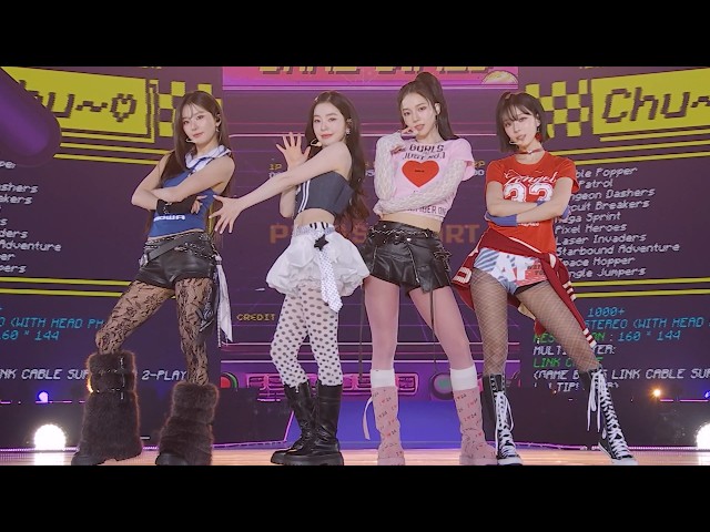 IRENE, SEULGI, KARINA, WINTER 'Chu~♡' (f(x)) Cover Stage @SMTOWN LIVE 2025-26