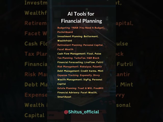AI tools For FInancial Planning