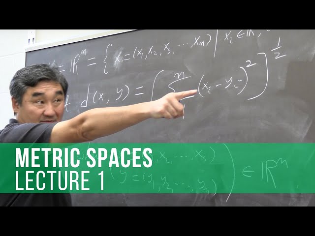 Metric Spaces 1: Definition and Examples