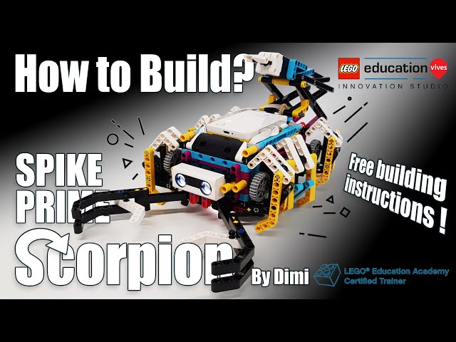 How to build LEGO SPIKE Prime Scorpion
