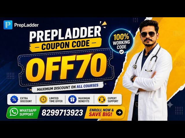 PrepLadder Coupon Code 2026 | PrepLadder Discount Code | Get Maximum Discount