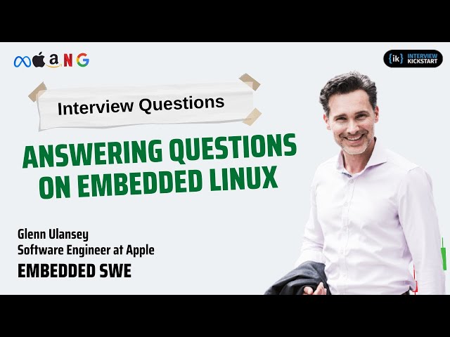 Embedded Linux Interview Questions with Answers | Embedded SWE