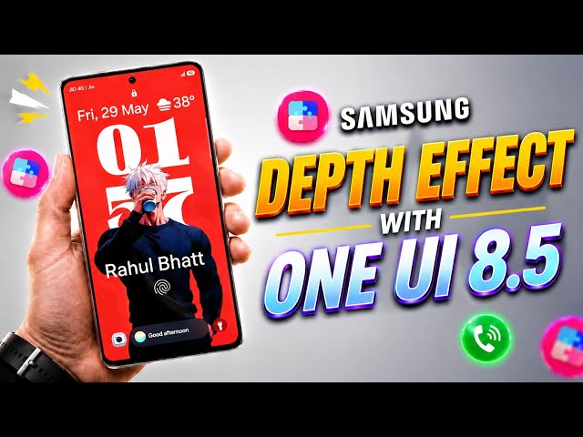 Samsung: Set Any Depth Effect Wallpaper On Your Galaxy Phone With ONE UI 8.5 Update!😍#samsung