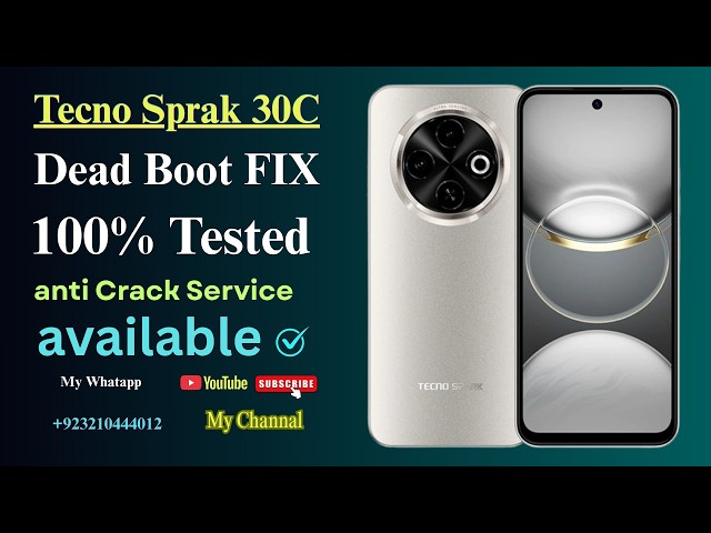 Tecno Spark 30C Dead Boot Repair | Flash File | Firmware | 2026 I.T Mobile Point
