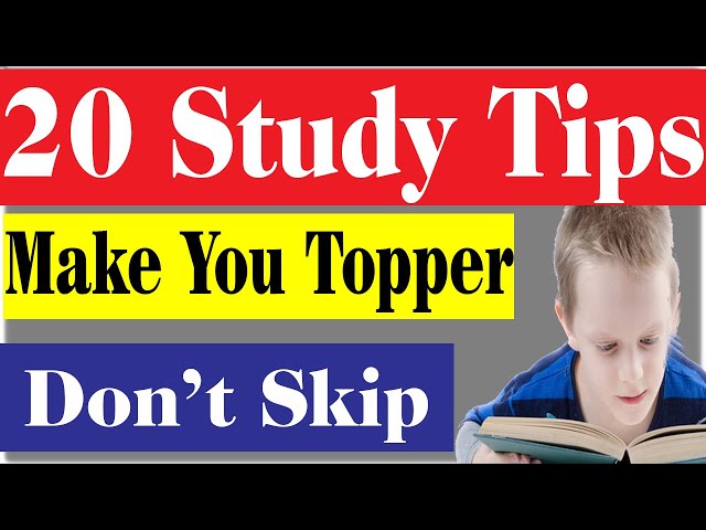 Best Scientific Study Tips | Exam Study Tips for Students | 20 | MSF