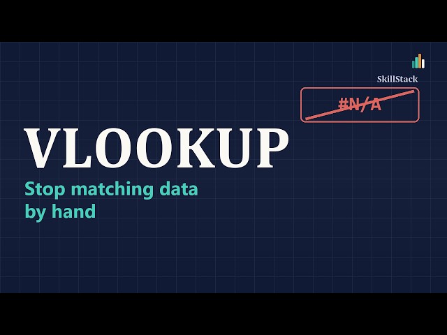 Excel VLOOKUP Explained — Stop Matching Data by Hand (Real Analyst Example)