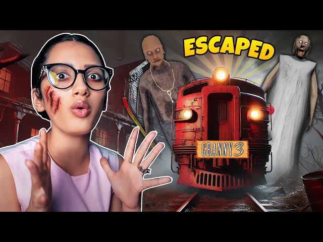 Granny ko Hara diya! | Finally Train Escape 🚂