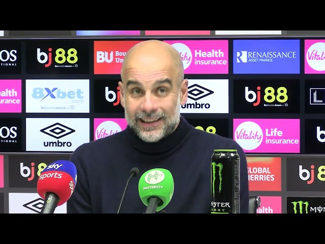 LEAVING?! "LET ME TALK WITH MY CHAIRMAN!" 😬 | Guardiola Press Conference | Bournemouth 1-1 Man City