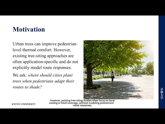 KDD 2026 - On Optimizing Route-Responsive Urban Tree Placement in City-Scale Pedestrian Networks