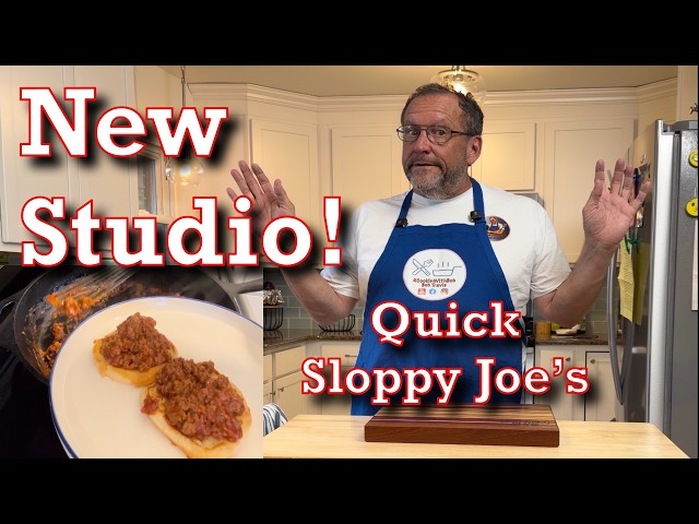New Studio Tour & Sloppy Joes in Cast Iron