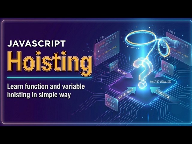 JavaScript Hoisting Explained Deeply | Variable & Function Hoisting