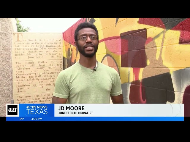Dallas artist tells a Juneteenth legacy story through his art