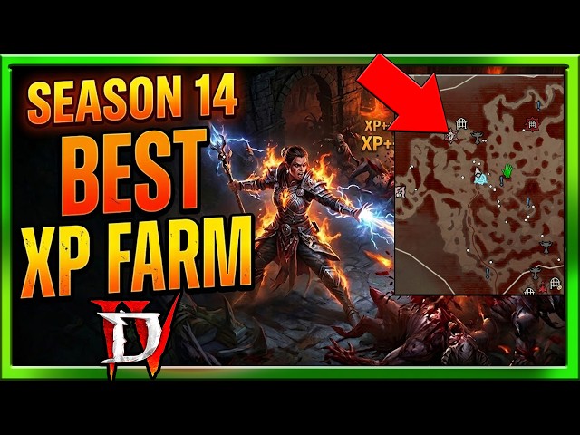 Diablo 4 Season 14 Best XP Farm in + Paragon level up method and Best overall farming Helltide