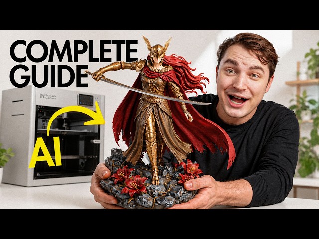 Make Your First 3D Printed Figure With AI - Full Beginner's Guide
