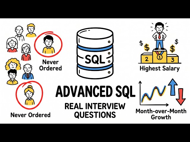 Advanced SQL Interview Questions for Data Analysts | Real Interview Problems