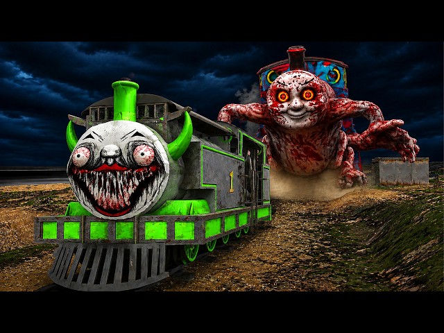 Epic Escape Lightning McQueen vs Thomas the Tank Engine, Choo Choo Train Monster, Thomas EXE Train