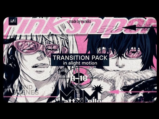 TRANSITION PACK IN ALIGHT MOTION +QR CODE 