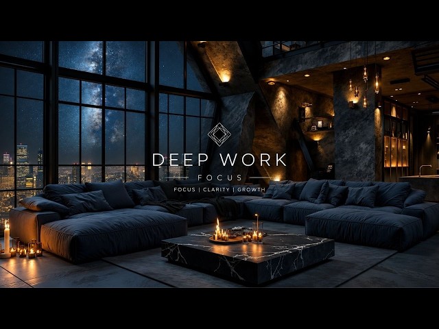 Deep Work Music For Maximum Productivity | Ambient Focus Music For Better Concentration And Focus
