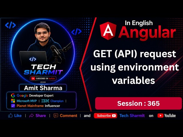 get api with environment variable in angular | HttpClient API in Angular | Angular Tutorial (Ep-365)