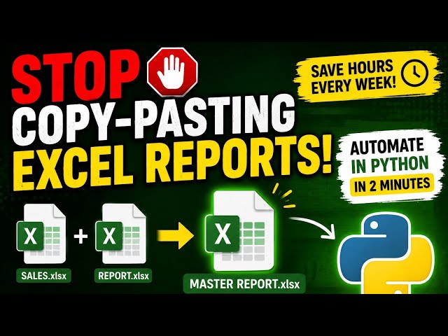 Stop Copy-Pasting Excel Reports! Automate Report Merging with Python