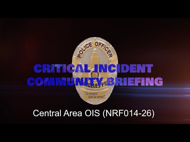 Central Area OIS 3/19/2026 (NRF014-26)